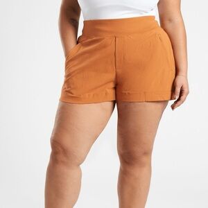 Athleta Trekkie North Rust Orange Shorts - Size 20
